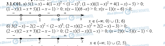 ГДЗ Алгебра 11 клас сторінка 3.1.C01