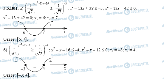 ГДЗ Алгебра 11 класс страница 3.5.B01