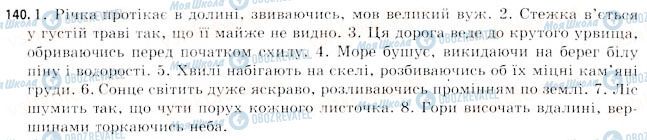 ГДЗ Українська мова 11 клас сторінка 140