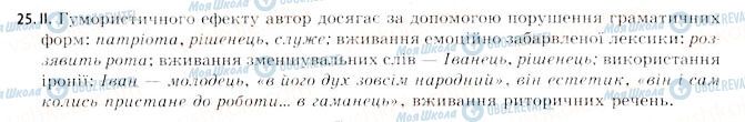 ГДЗ Українська мова 11 клас сторінка 25