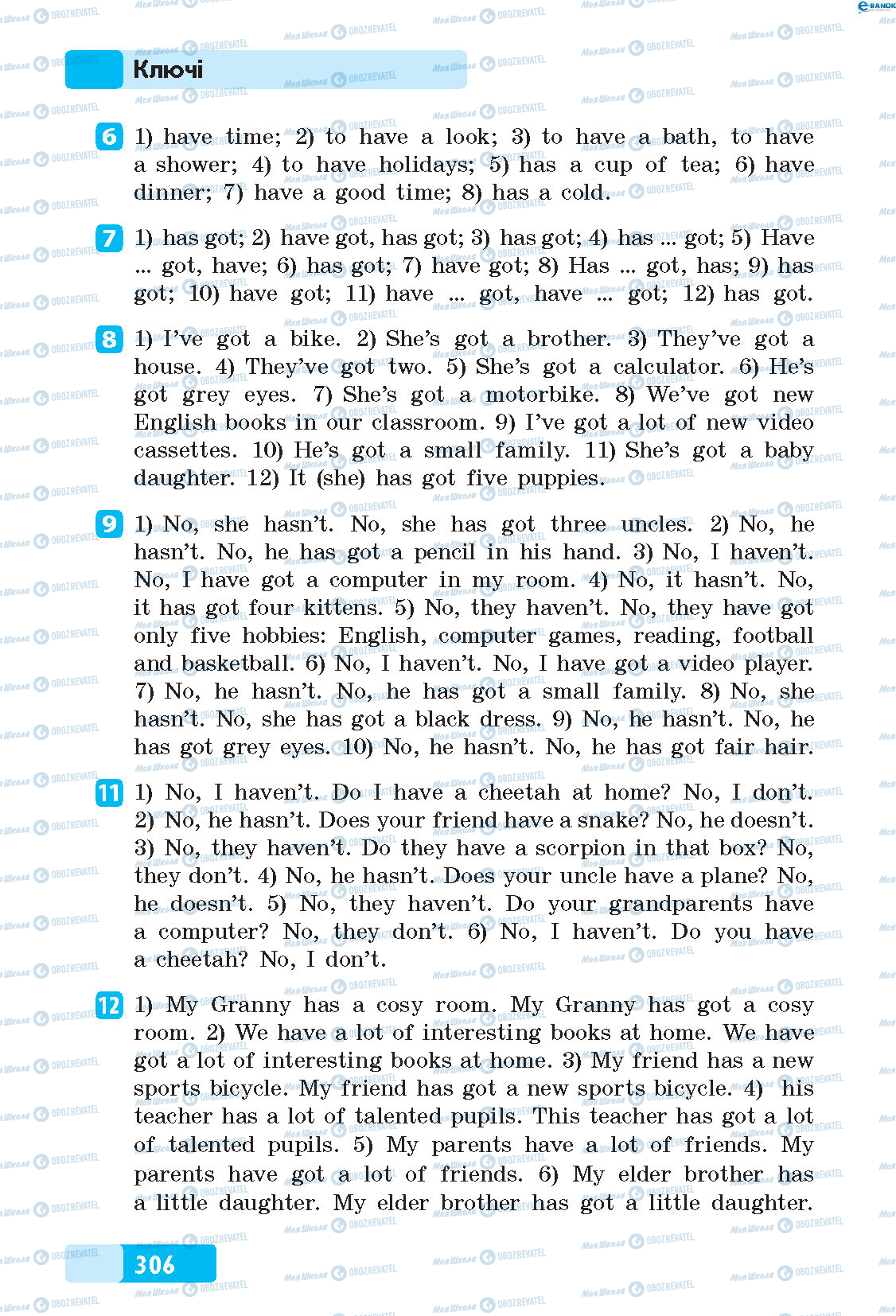 ГДЗ Английский язык 5 класс страница 6-12