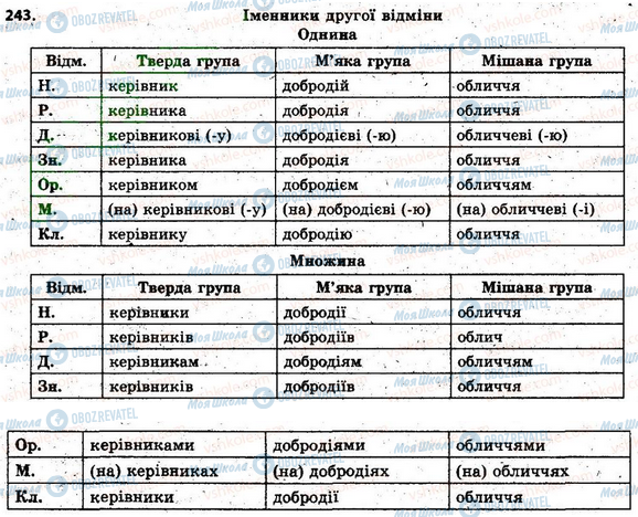 ГДЗ Українська мова 6 клас сторінка 243