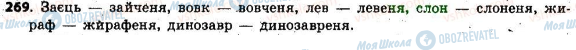 ГДЗ Українська мова 6 клас сторінка 269