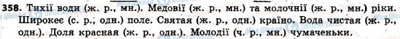 ГДЗ Укр мова 6 класс страница 358