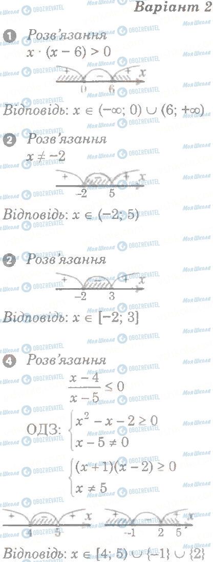 ГДЗ Алгебра 9 класс страница в2