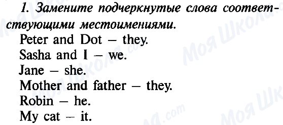 ГДЗ Англійська мова 5 клас сторінка 1