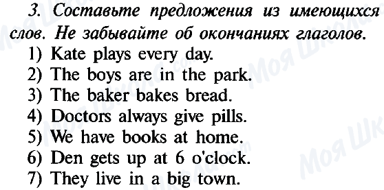 ГДЗ Англійська мова 5 клас сторінка 3