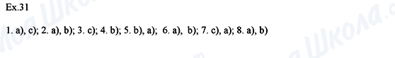 ГДЗ Англійська мова 8 клас сторінка Ех.31