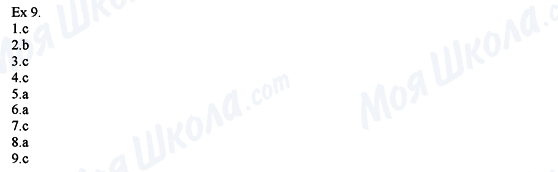 ГДЗ Английский язык 8 класс страница Ex.9