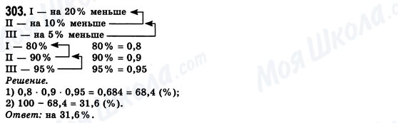 ГДЗ Алгебра 8 класс страница 303