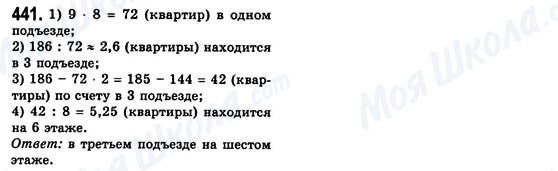 ГДЗ Алгебра 8 клас сторінка 441