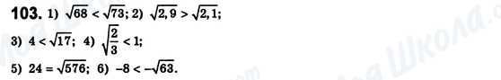 ГДЗ Алгебра 8 класс страница 103