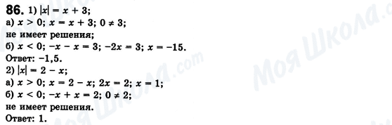 ГДЗ Алгебра 8 класс страница 86