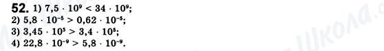 ГДЗ Алгебра 8 класс страница 52