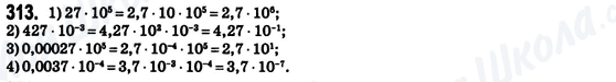 ГДЗ Алгебра 8 класс страница 313