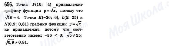 ГДЗ Алгебра 8 клас сторінка 656