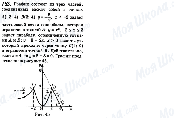 ГДЗ Алгебра 8 класс страница 753