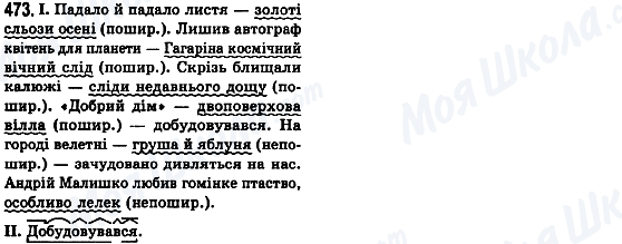 ГДЗ Укр мова 8 класс страница 473