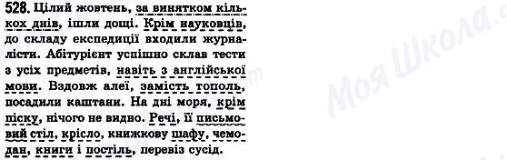 ГДЗ Українська мова 8 клас сторінка 528
