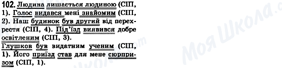 ГДЗ Укр мова 8 класс страница 102