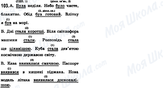 ГДЗ Укр мова 8 класс страница 103