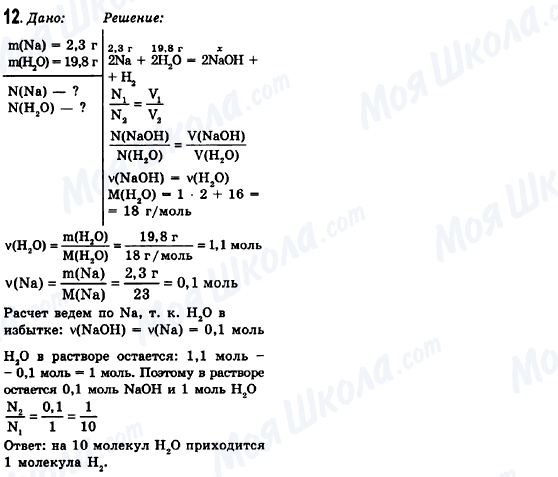 ГДЗ Химия 8 класс страница 12