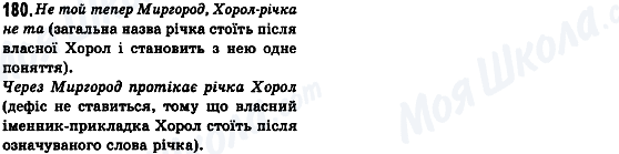 ГДЗ Українська мова 8 клас сторінка 180