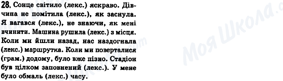 ГДЗ Українська мова 8 клас сторінка 28