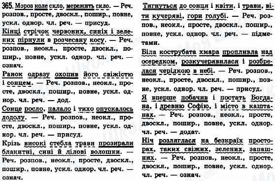 ГДЗ Українська мова 8 клас сторінка 365