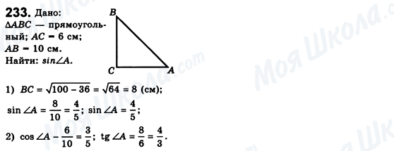 ГДЗ Геометрия 8 класс страница 233