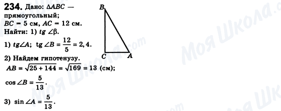 ГДЗ Геометрия 8 класс страница 234