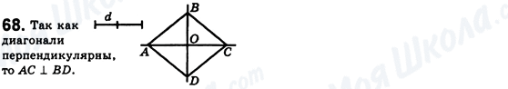 ГДЗ Геометрія 8 клас сторінка 68