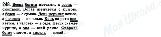 ГДЗ Русский язык 8 класс страница 248