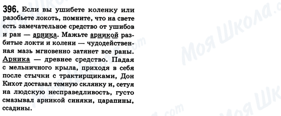 ГДЗ Російська мова 8 клас сторінка 396