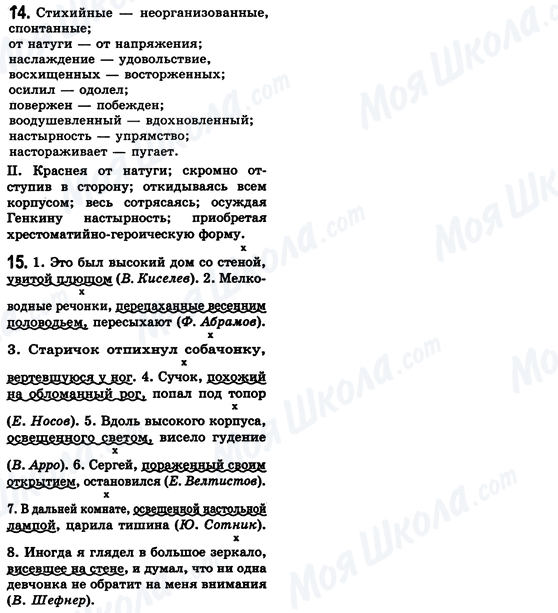 ГДЗ Російська мова 8 клас сторінка 14
