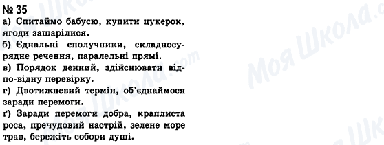 ГДЗ Укр мова 8 класс страница 35