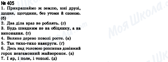 ГДЗ Укр мова 8 класс страница 405