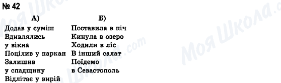 ГДЗ Укр мова 8 класс страница 42