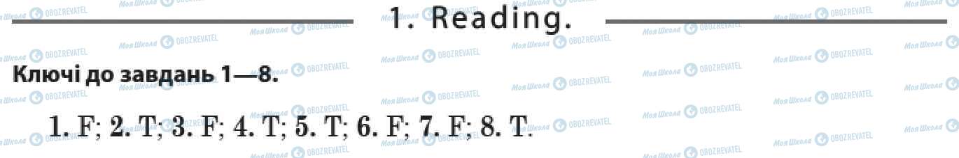 ДПА Англійська мова 9 клас сторінка 1. Reading