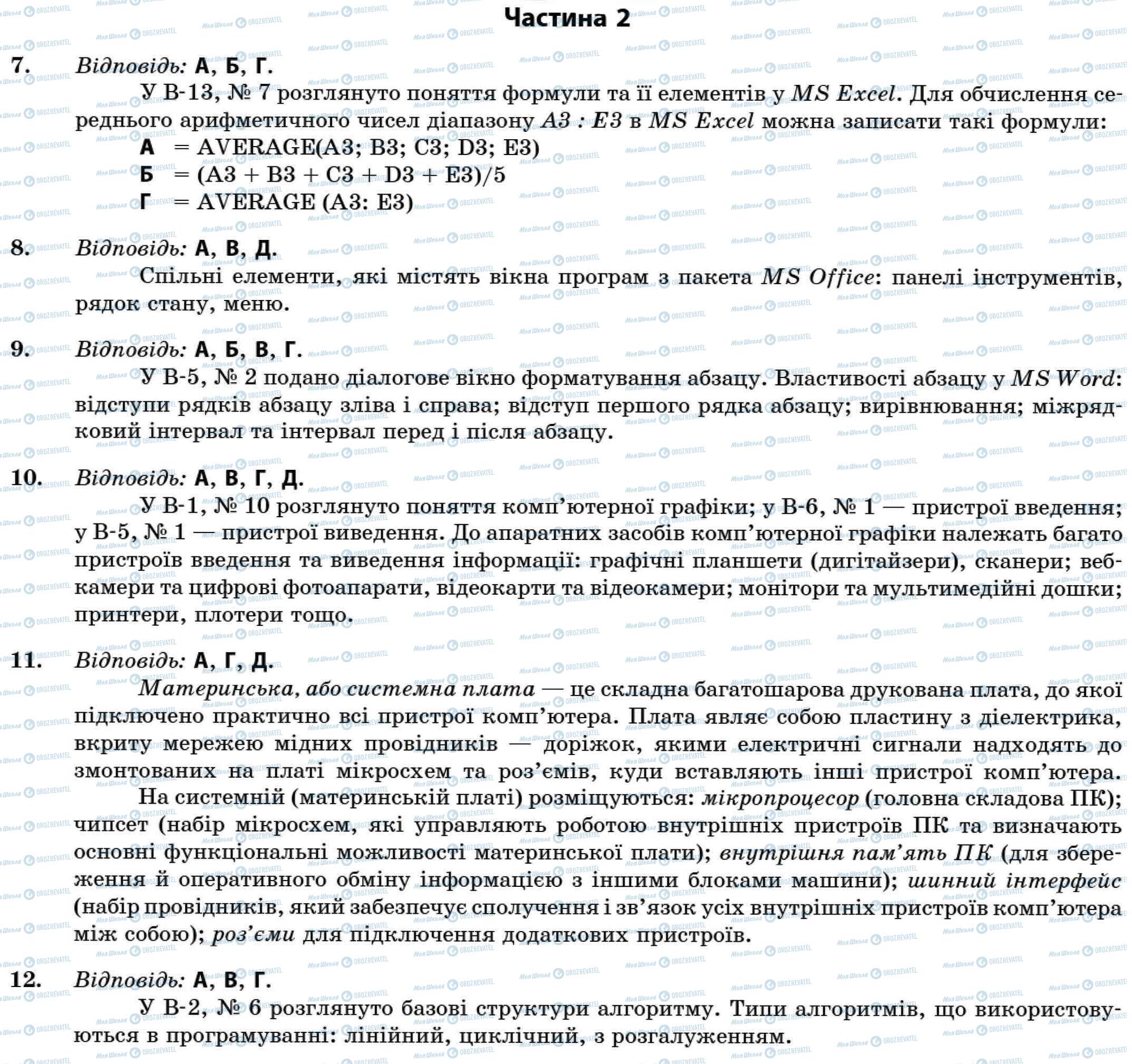 ДПА Информатика 11 класс страница Частина 2