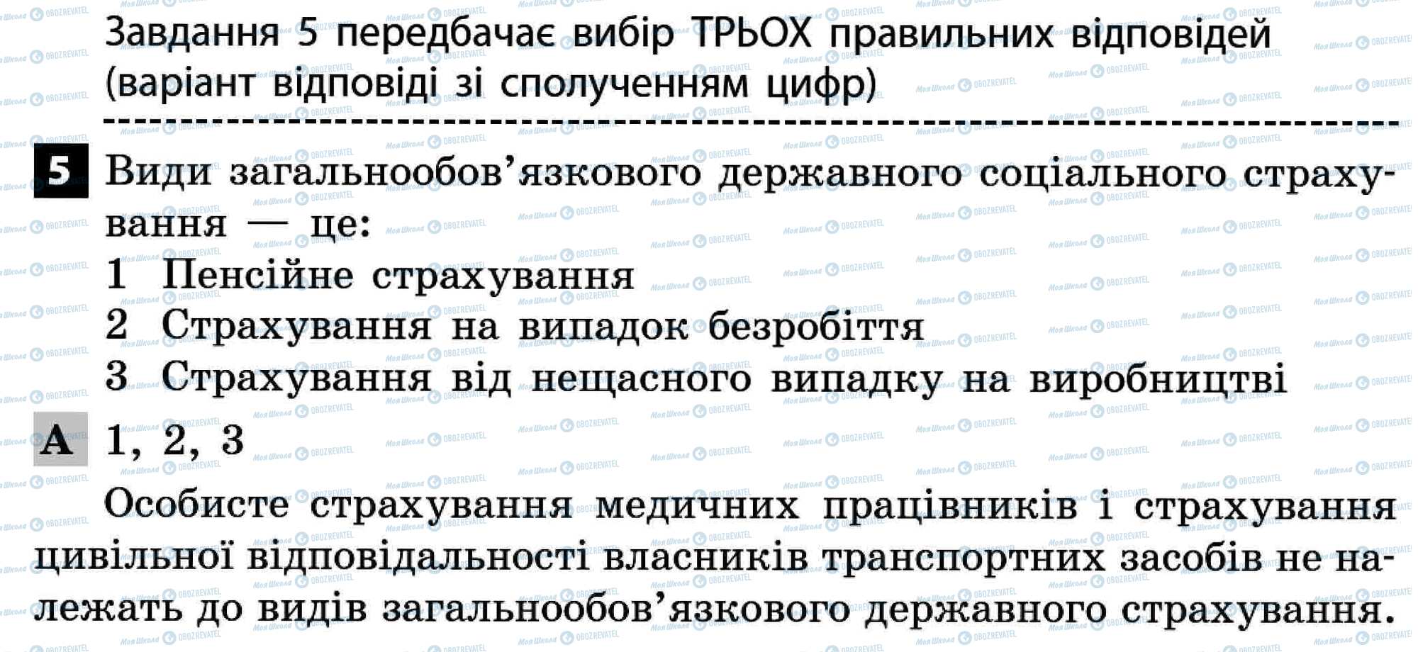 ДПА Правознавство 11 клас сторінка 5