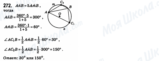 ГДЗ Геометрія 8 клас сторінка 272
