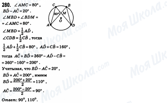 ГДЗ Геометрия 8 класс страница 280