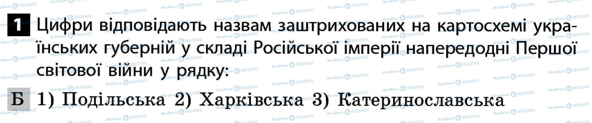 ДПА Історія України 11 клас сторінка 1