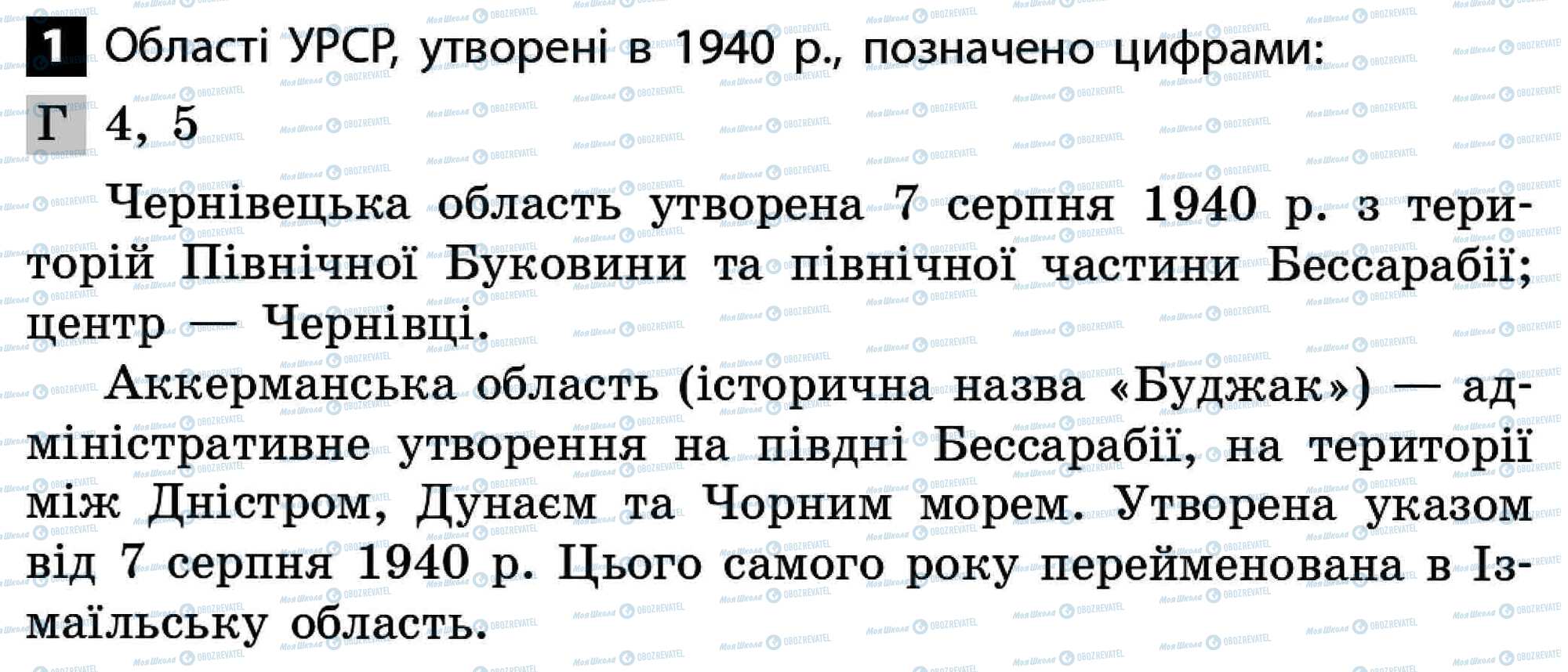 ДПА Історія України 11 клас сторінка 1