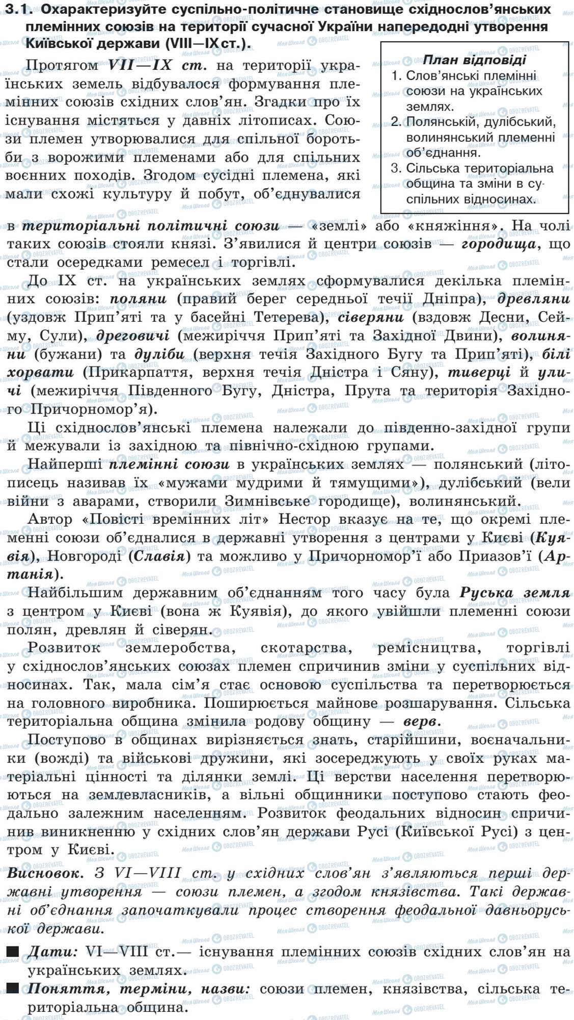 ДПА Історія України 9 клас сторінка 3.1