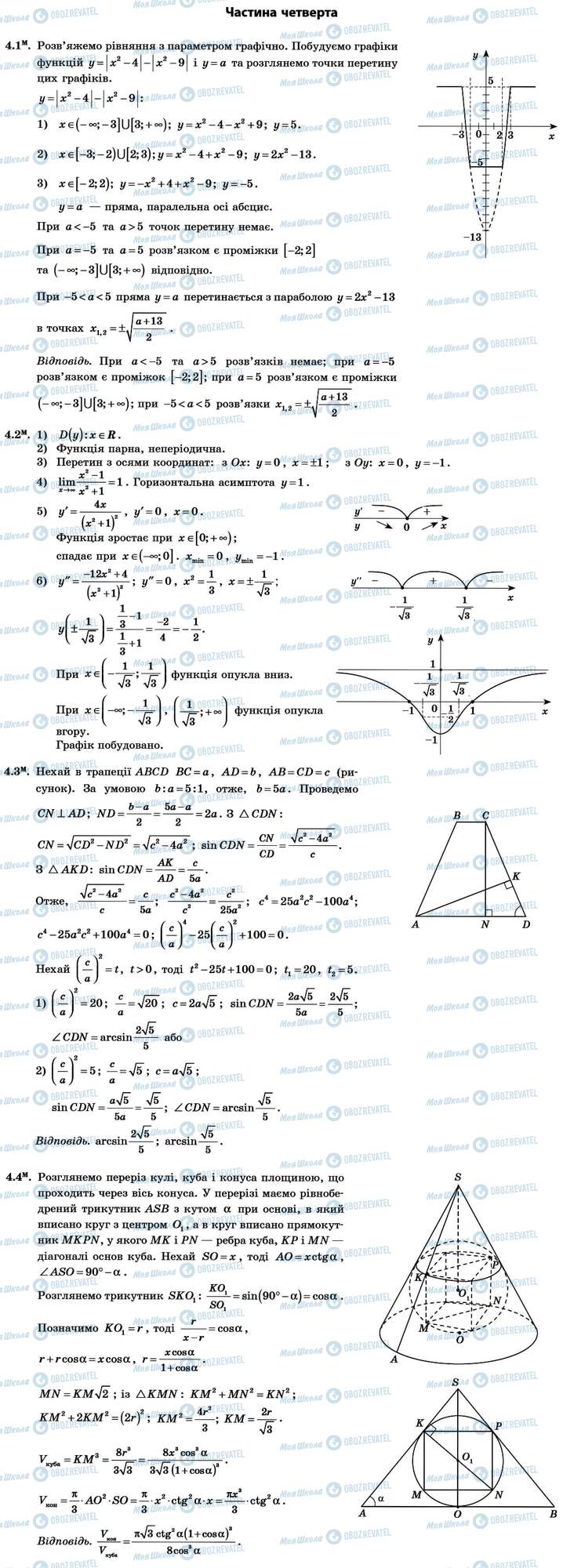 ДПА Математика 11 класс страница Частина 4