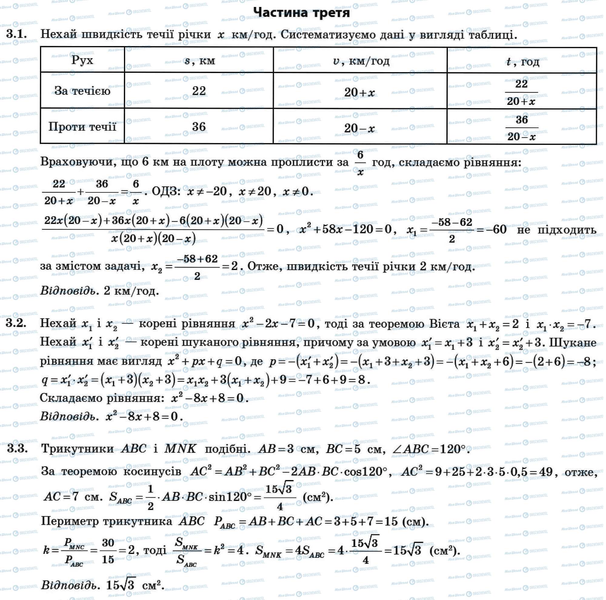ДПА Математика 9 клас сторінка Частина 3