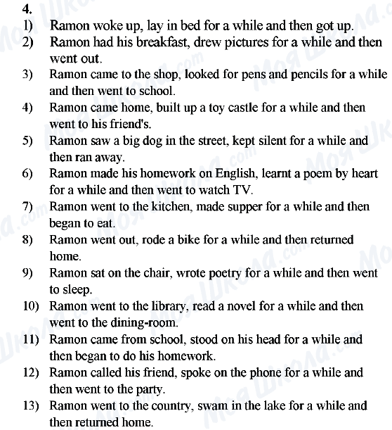 ГДЗ Английский язык 6 класс страница 4