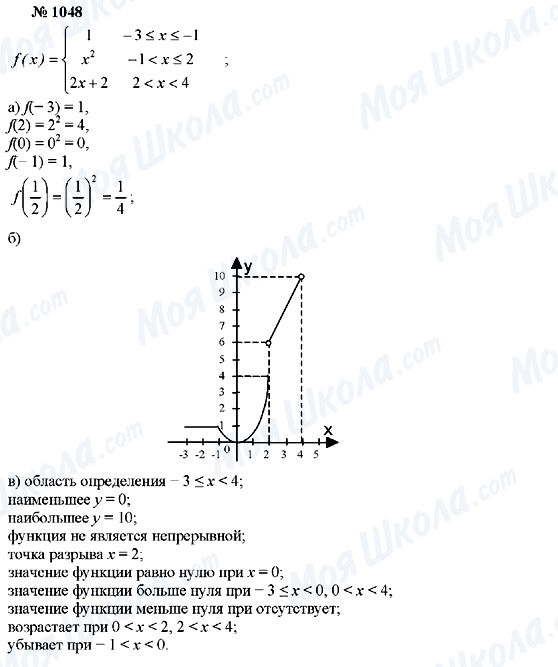 ГДЗ Алгебра 7 класс страница 1048